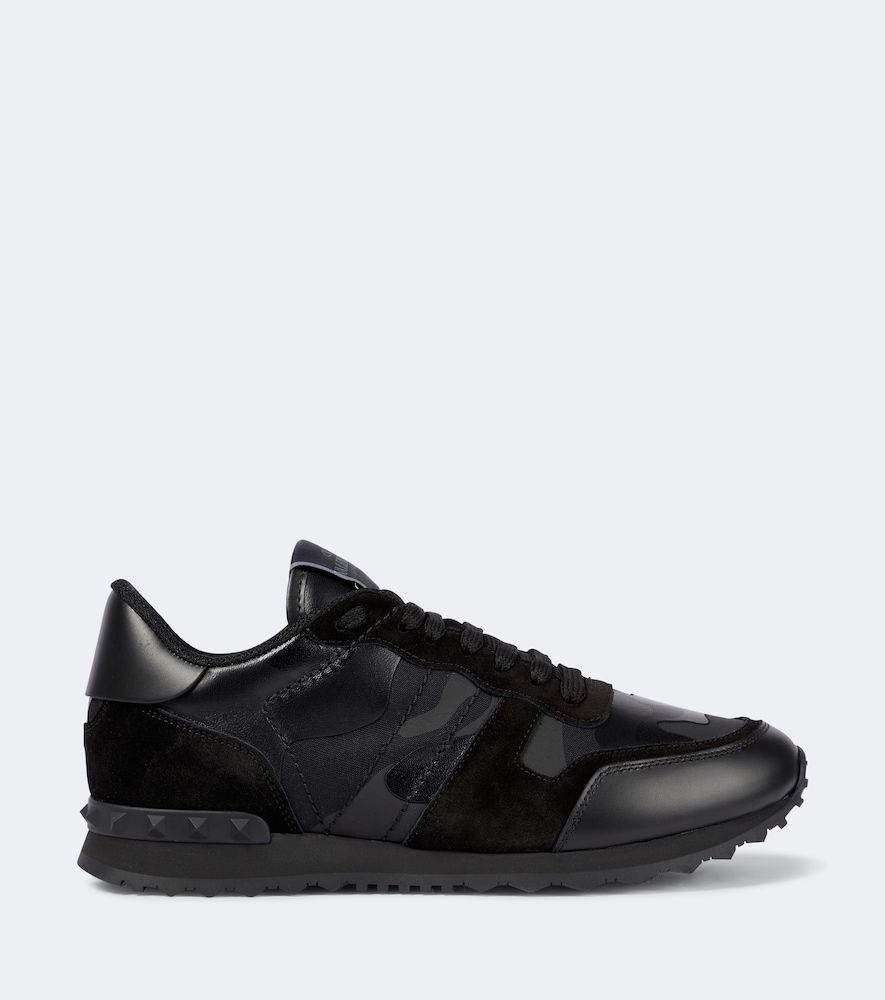 Leather Rockrunner sneakers - Valentino Garavani - Modalova
