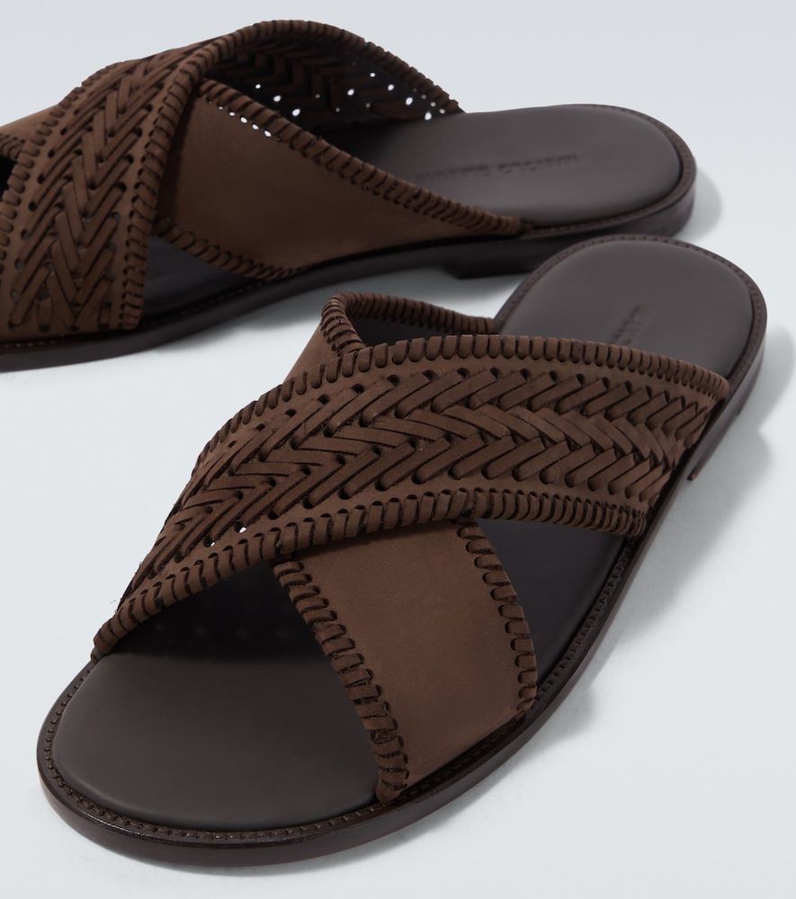 Sandalen Tex aus Leder - Manolo Blahnik - Modalova