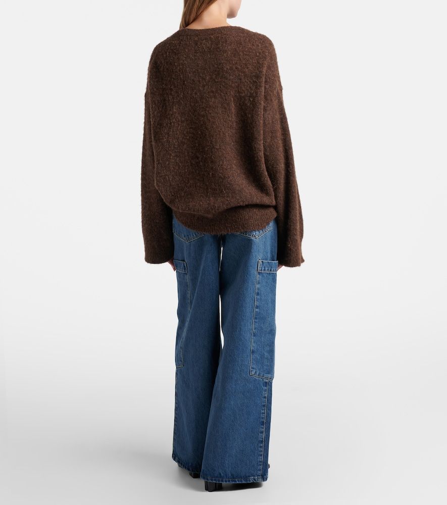 Ganni Jeans cargo a vita media - Ganni - Modalova