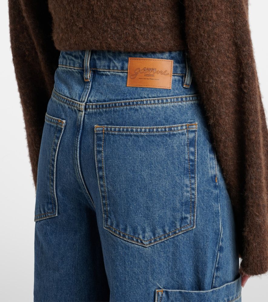 Ganni Mid-Rise Cargo-Jeans - Ganni - Modalova