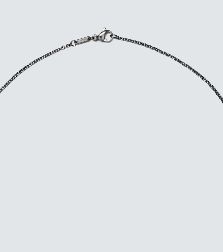 Collar Thunder de oro blanco de 18 ct (750/1000) con diamantes - Ileana Makri - Modalova
