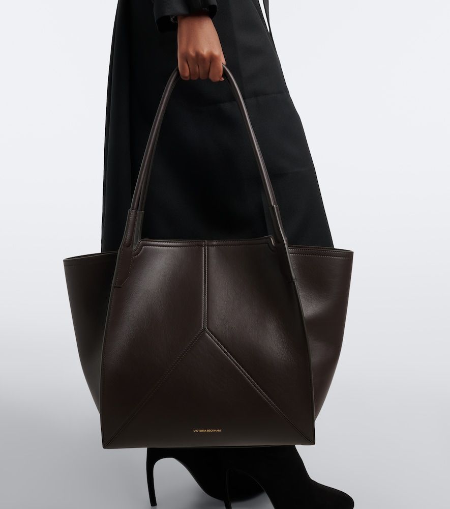 Victoria Medium leather tote bag - Victoria Beckham - Modalova