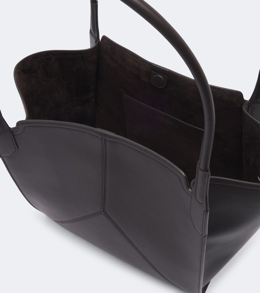 Victoria Medium leather tote bag - Victoria Beckham - Modalova