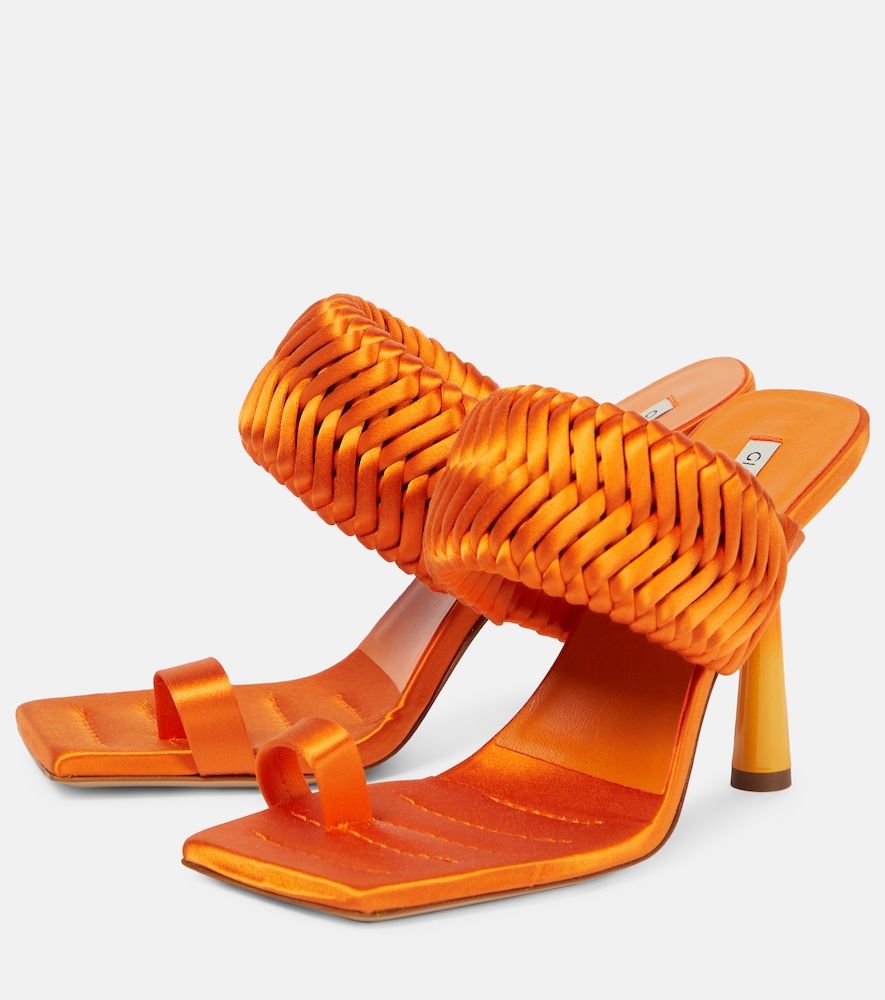 Gia Borghini Rosie 1 satin sandals - Gia Borghini - Modalova