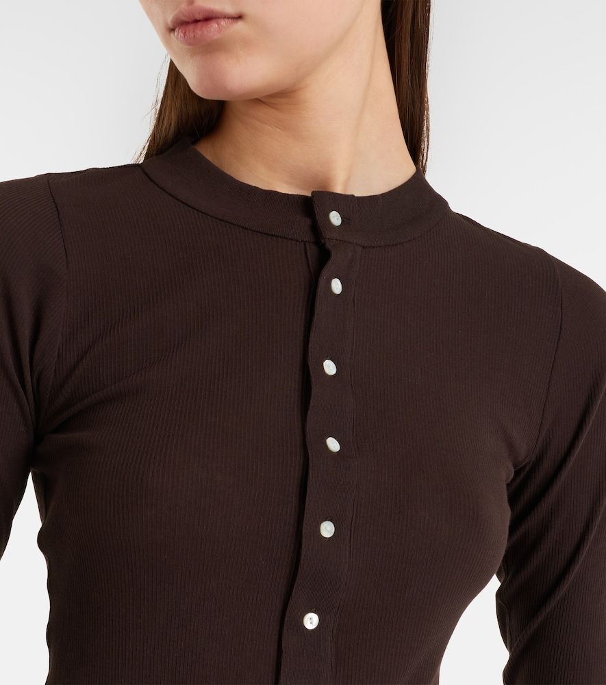 Camiseta con botones de jersey de algodón - Polo Ralph Lauren - Modalova