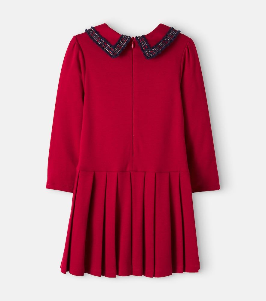 Vestido de algodón plisado - Patachou - Modalova