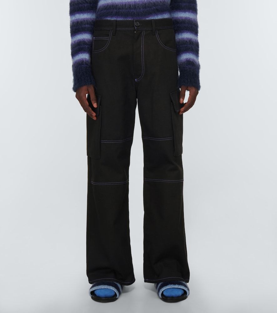Pantalones cargo en gabardina de algodón - Marni - Modalova