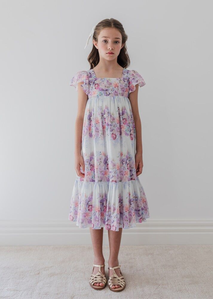 Vestido de algodón floral - Petite Amalie - Modalova