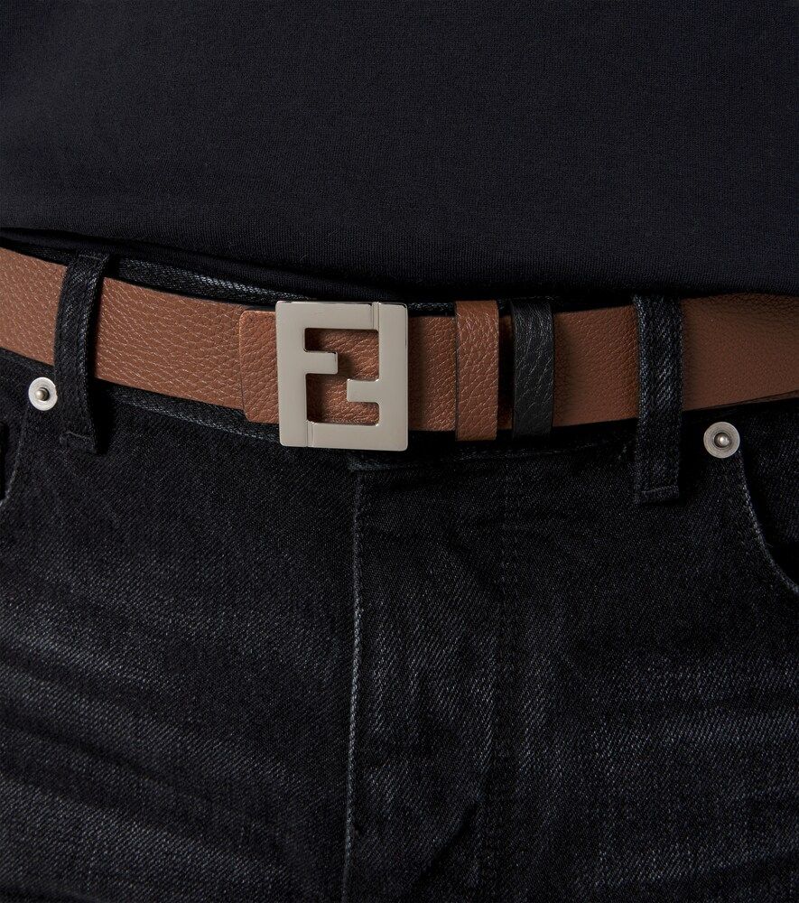 Cintura reversibile FF in pelle - Fendi - Modalova