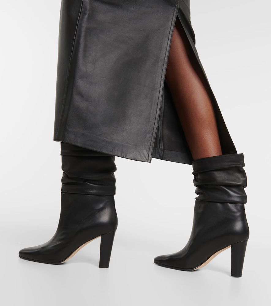 Stiefel Calasso 90 aus Leder - Manolo Blahnik - Modalova