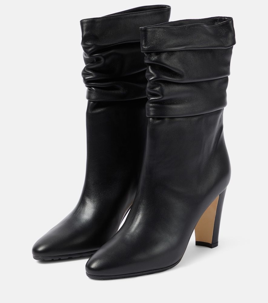 Stiefel Calasso 90 aus Leder - Manolo Blahnik - Modalova