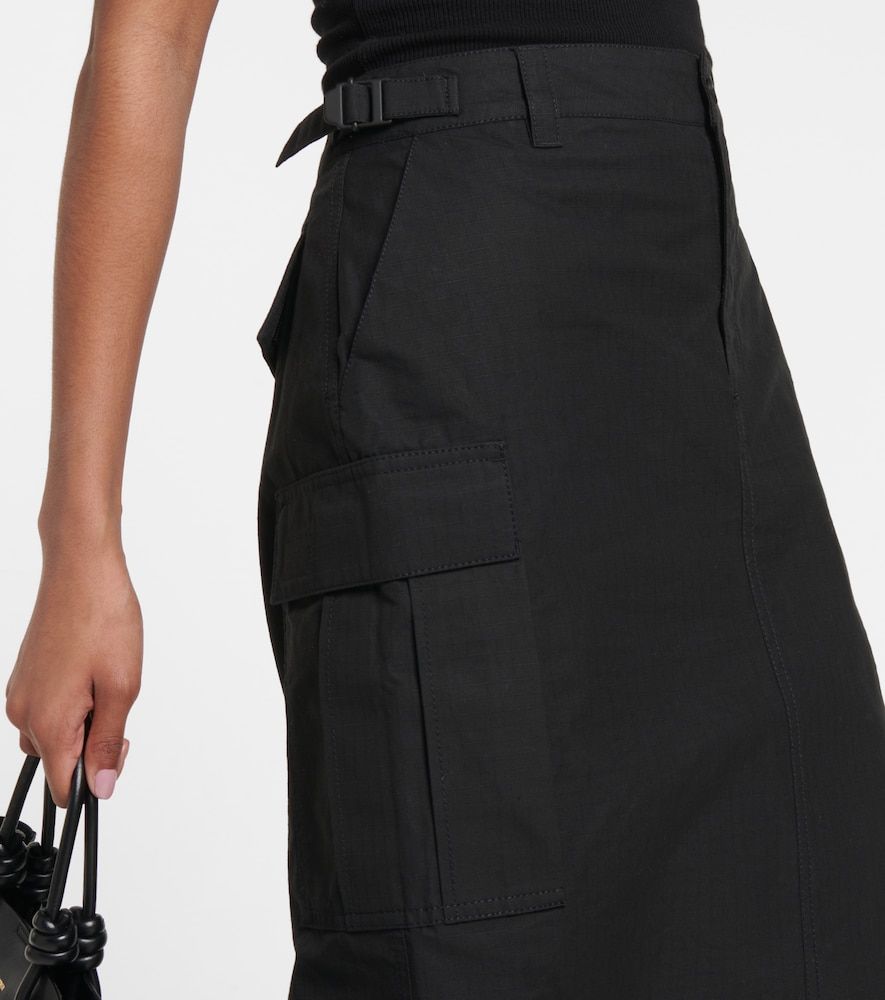 Falda midi cargo de algodón - Wardrobe.NYC - Modalova