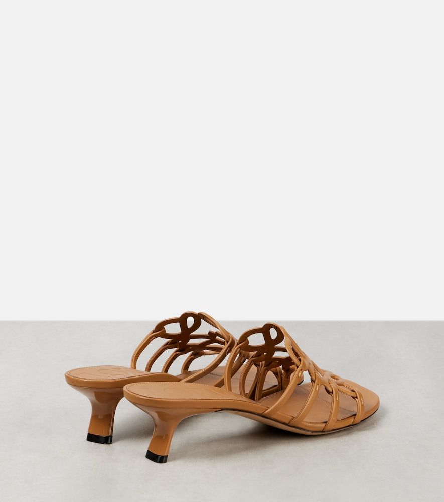 Mules Paula's Ibiza Petal de piel con anagrama - Loewe - Modalova