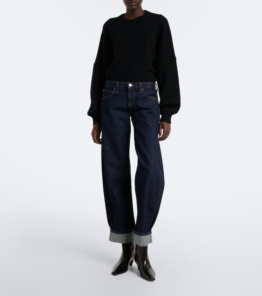 Jeans barrel Karo a vita media - Khaite - Modalova