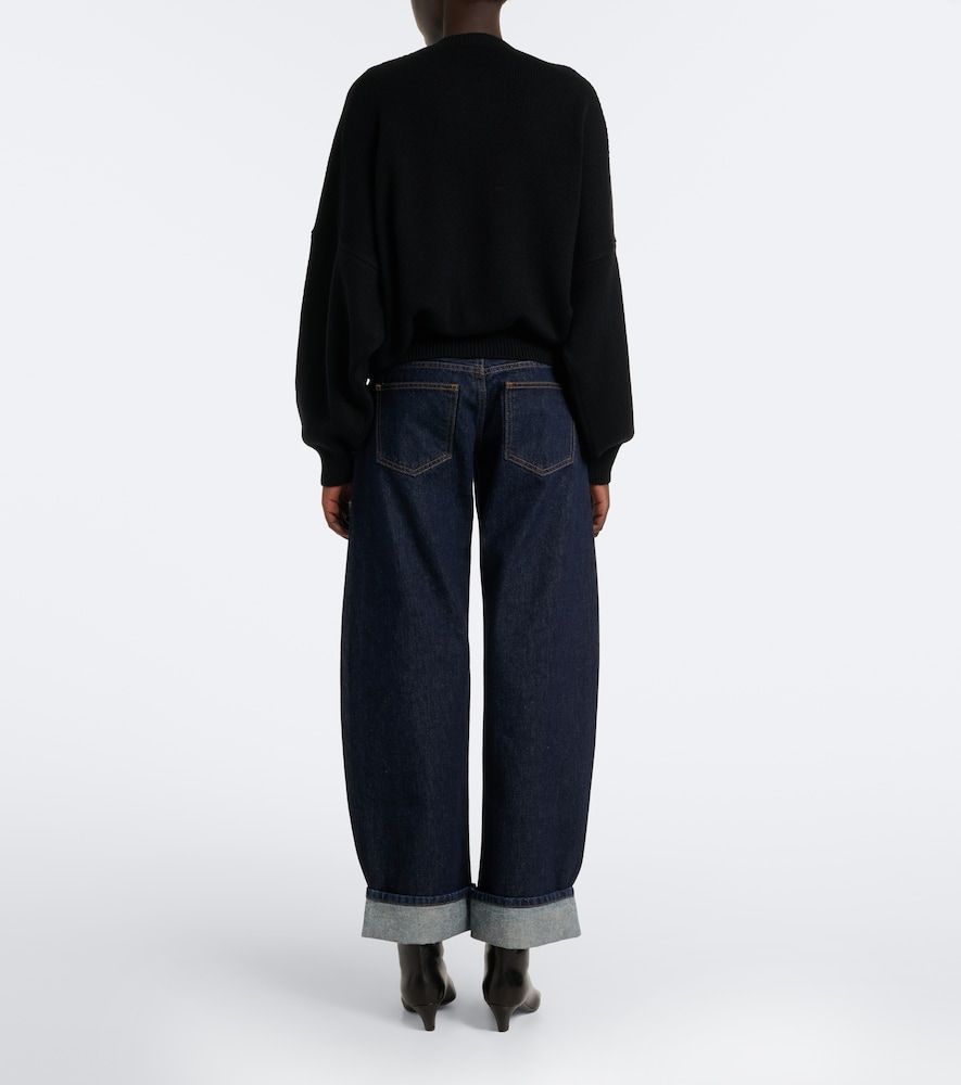 Jeans barrel Karo a vita media - Khaite - Modalova