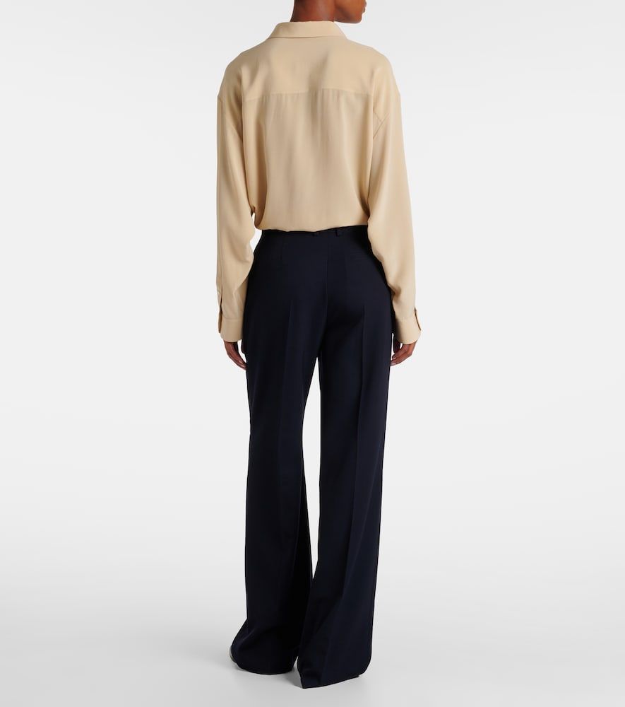 Pantalones anchos Virgil de gabardina de lana - The Row - Modalova