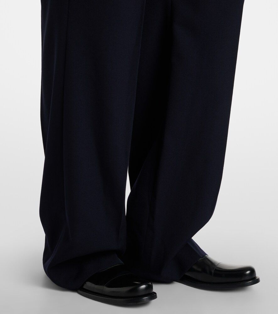 Pantalones anchos Virgil de gabardina de lana - The Row - Modalova