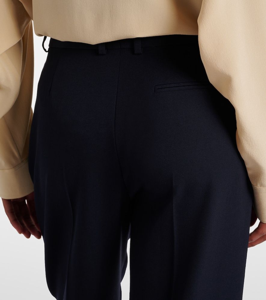 Pantalones anchos Virgil de gabardina de lana - The Row - Modalova