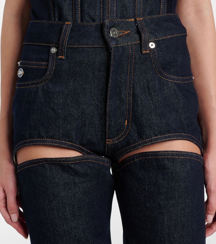 Jeans regular con cut-out - Jean Paul Gaultier - Modalova