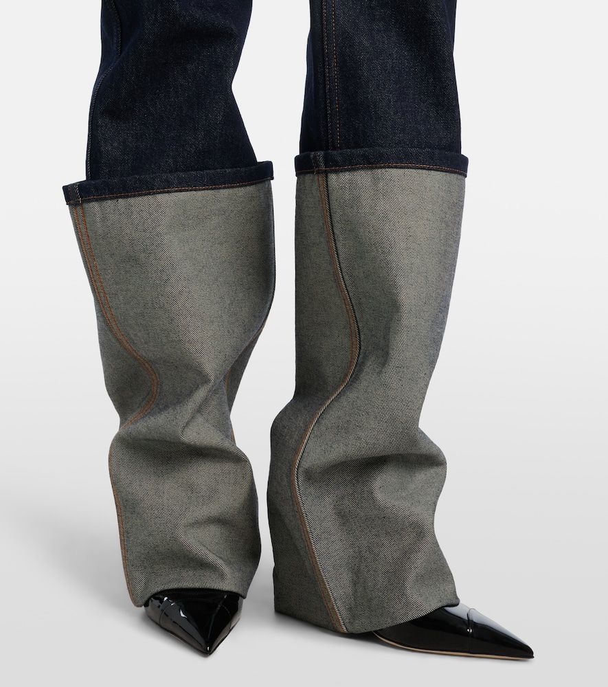 Jeans regular con cut-out - Jean Paul Gaultier - Modalova