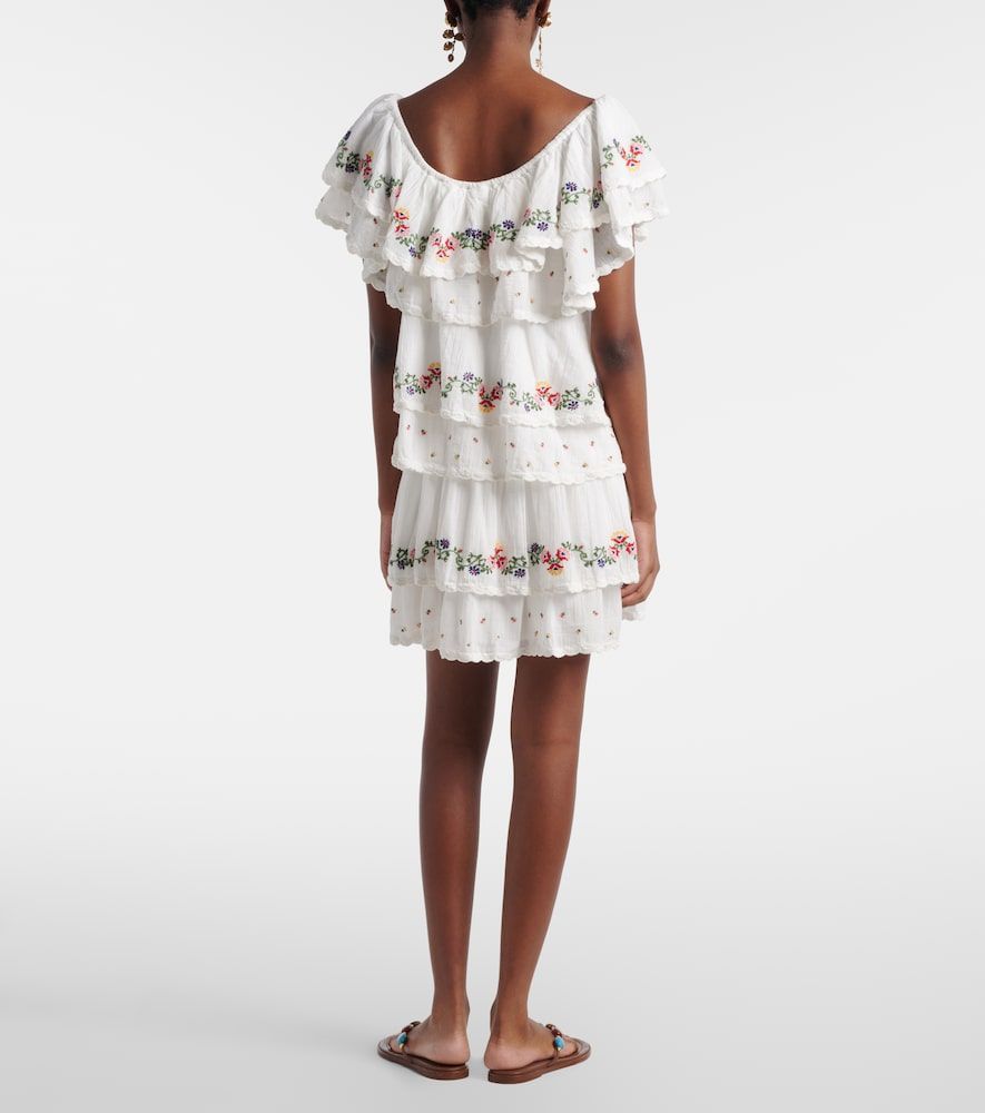 Vestido corto Leilani de algodón - Rixo - Modalova