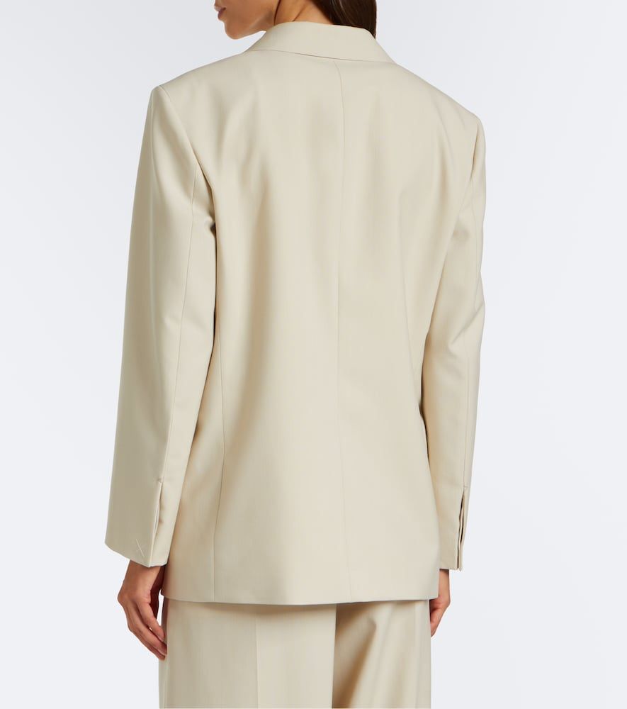 Striped wool and cotton blazer - Bottega Veneta - Modalova