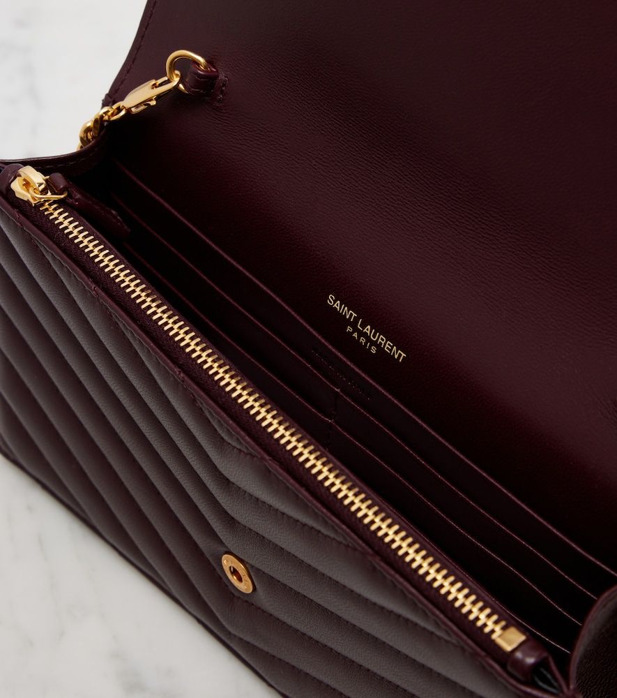 Cassandre Envelope leather wallet on chain - Saint Laurent - Modalova