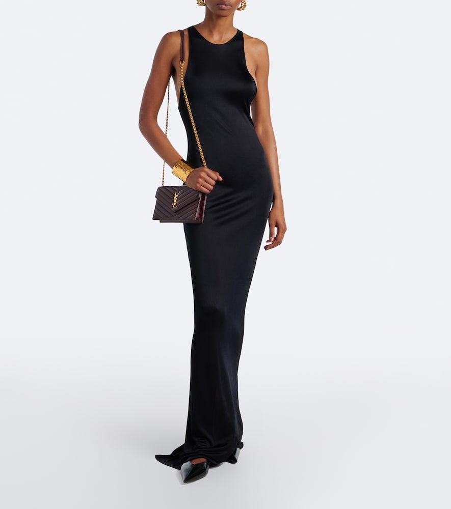 Cassandre Envelope leather wallet on chain - Saint Laurent - Modalova