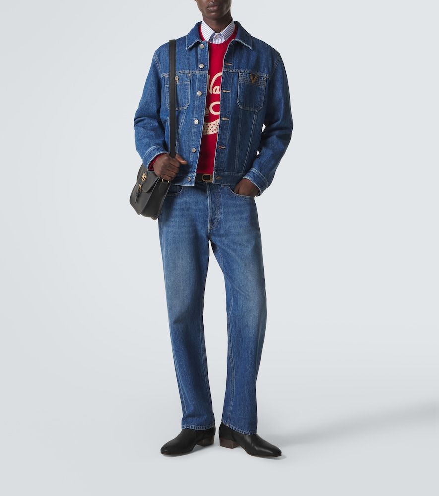 Jeans regular a vita media - Valentino - Modalova