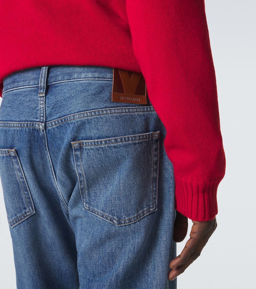 Jeans regular a vita media - Valentino - Modalova