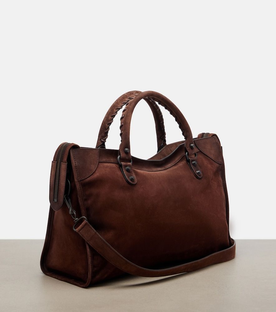 Borsa a mano Le City Medium in suede - Balenciaga - Modalova