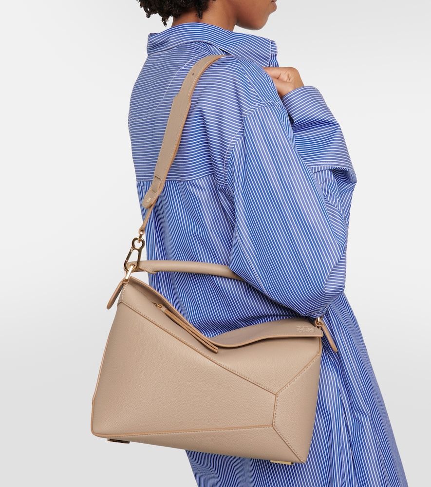 Bolso al hombro Puzzle Edge Medium de piel - Loewe - Modalova