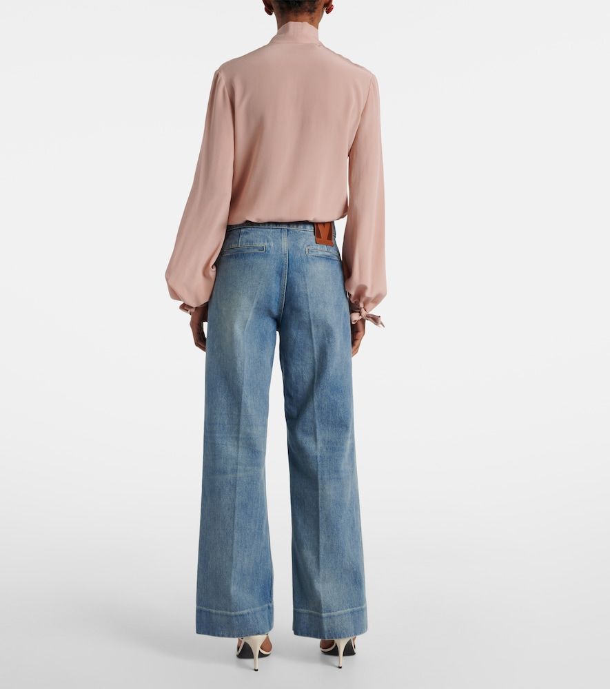 Mid-Rise Wide-Leg Jeans VGold - Valentino - Modalova