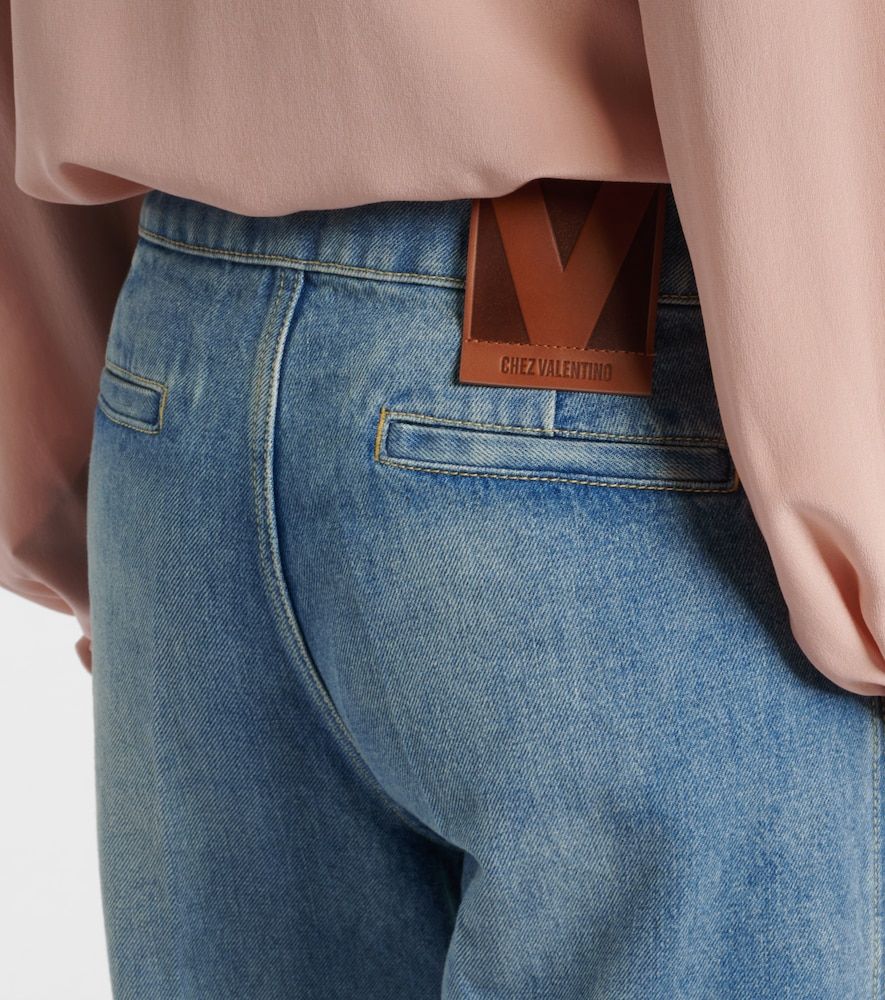 Mid-Rise Wide-Leg Jeans VGold - Valentino - Modalova