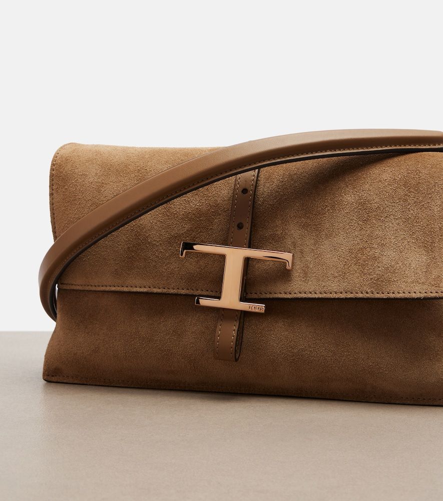 Borsa a spalla T Timeless Small in suede - Tod's - Modalova