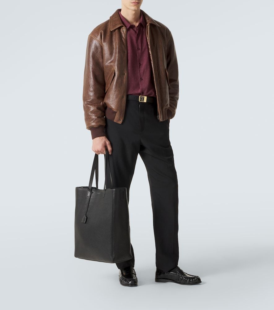 Tote Bag Bold aus Leder - Saint Laurent - Modalova