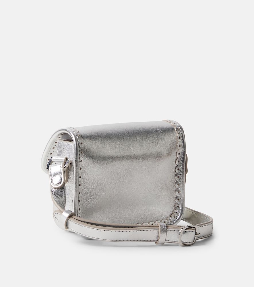 Bolso cruzado de piel metalizada - Bonpoint - Modalova