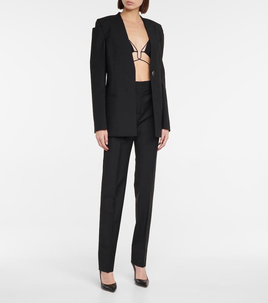 Sujetador de gabardina con tiras - Nensi Dojaka - Modalova