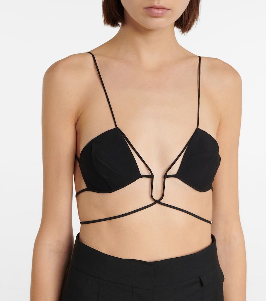 Nensi Dojaka Bralette in gabardine - Nensi Dojaka - Modalova