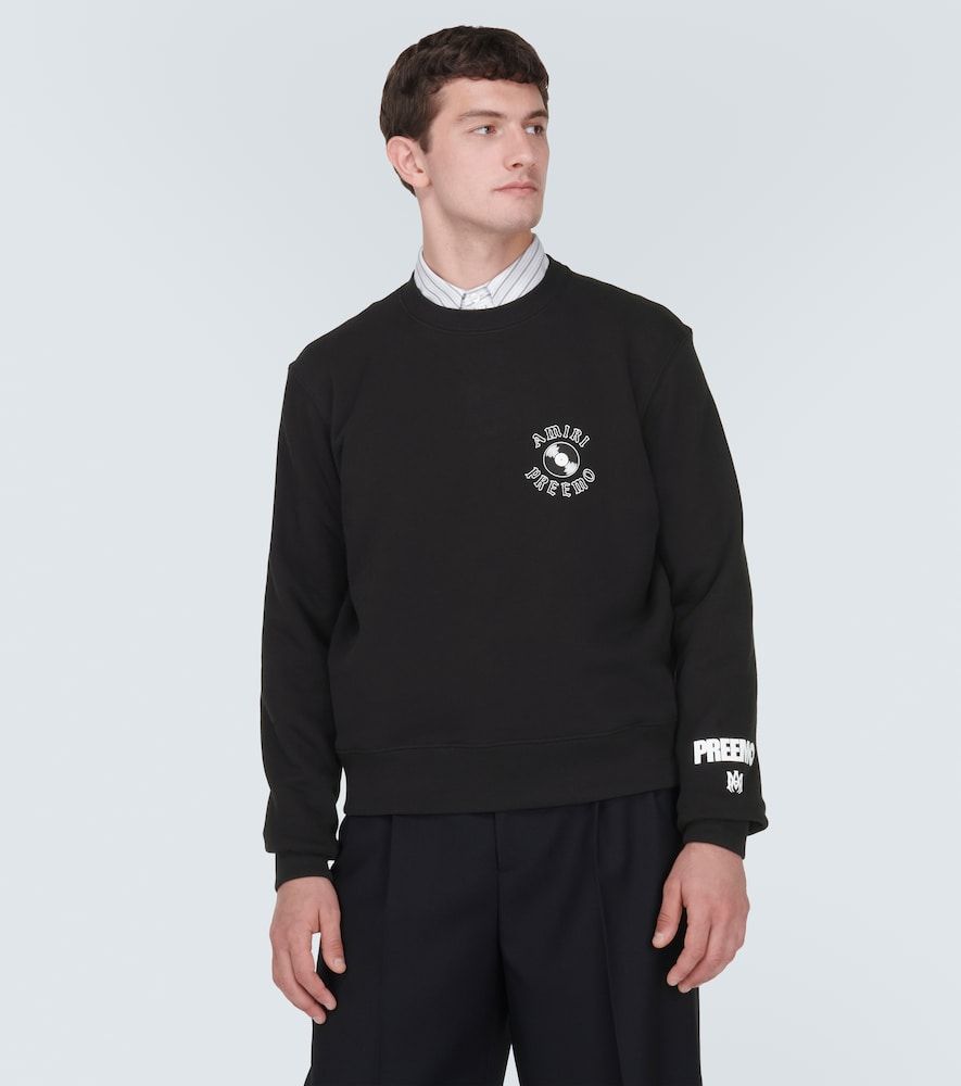 Printed cotton jersey sweatshirt - Amiri - Modalova
