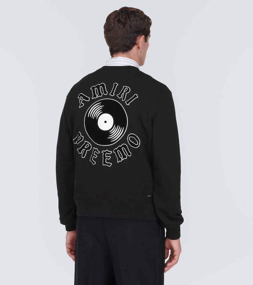 Printed cotton jersey sweatshirt - Amiri - Modalova