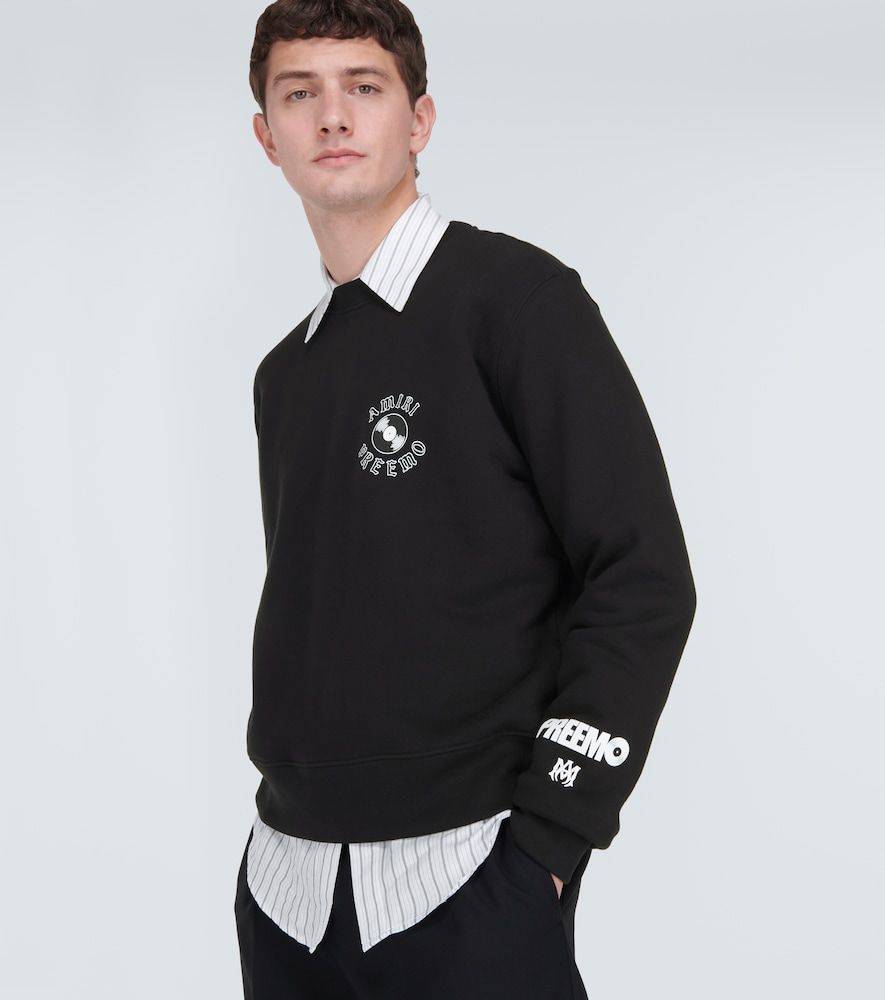 Printed cotton jersey sweatshirt - Amiri - Modalova