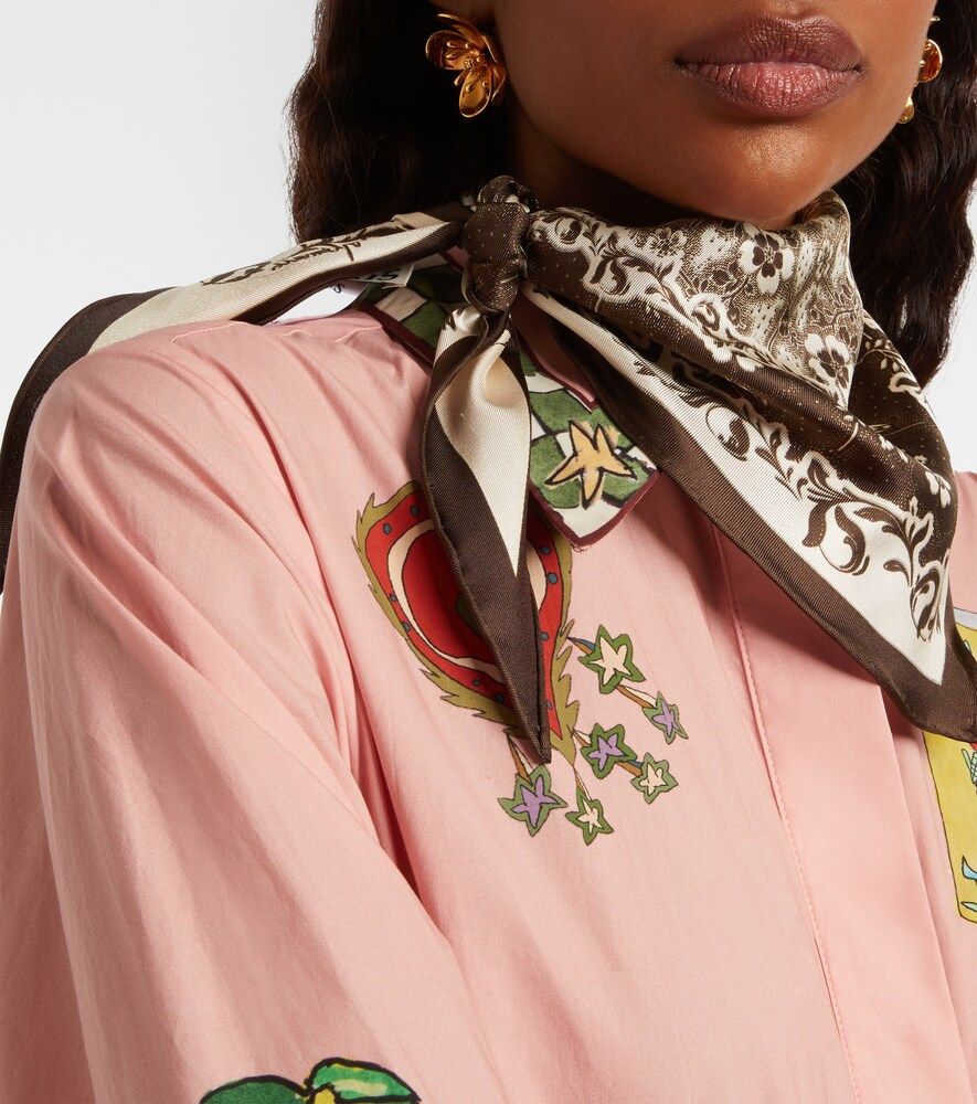 Alemais Violet floral silk scarf - Alemais - Modalova