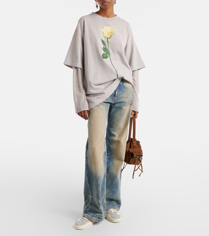 Zapatillas de piel con ante - Acne Studios - Modalova