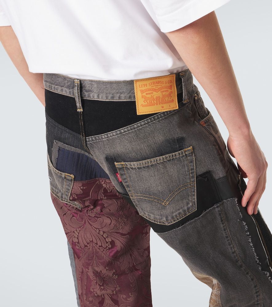 X Levi's® jeans anchos con patchwork - Junya Watanabe - Modalova