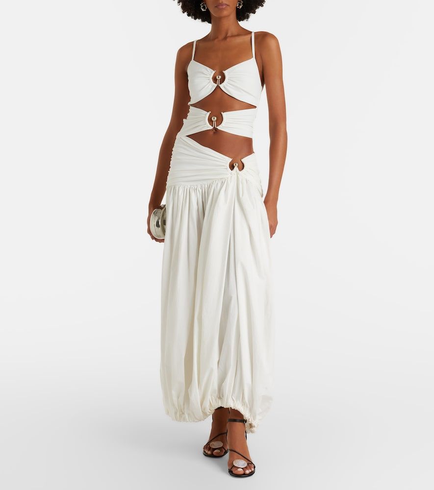 Abito lungo Orbit in jersey con cut-out - Christopher Esber - Modalova