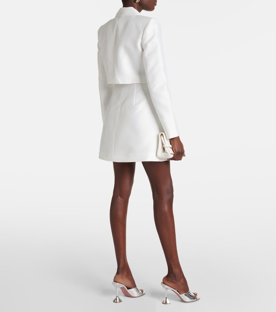 Double-breasted taffeta blazer dress - Self-Portrait - Modalova