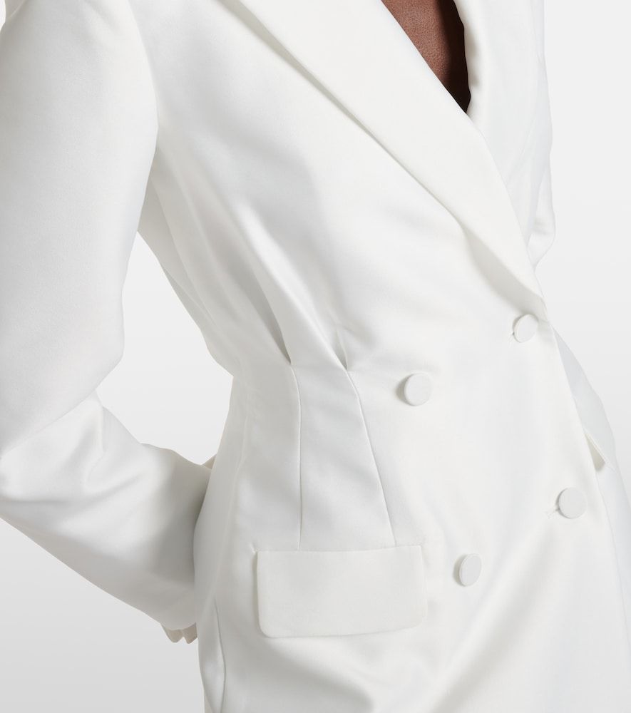 Double-breasted taffeta blazer dress - Self-Portrait - Modalova