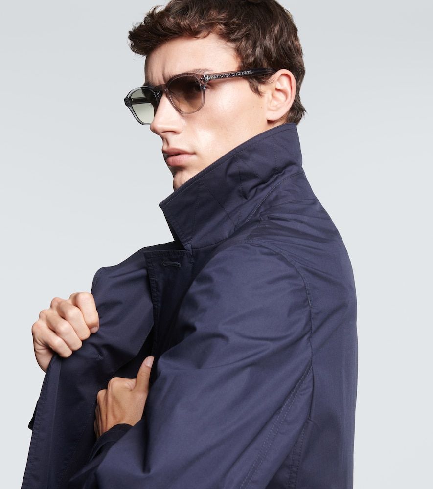 Runde Sonnenbrille Rays mit Intarsien - Brunello Cucinelli - Modalova