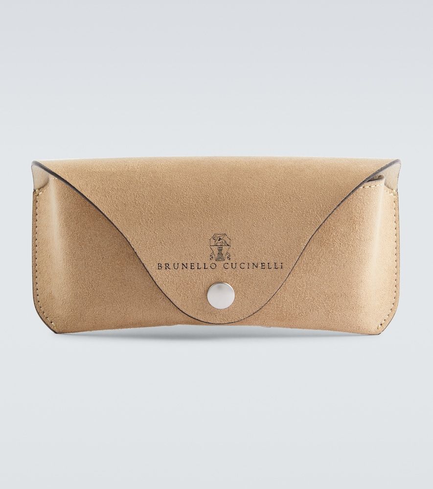 Runde Sonnenbrille Rays mit Intarsien - Brunello Cucinelli - Modalova